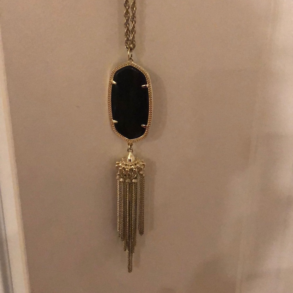 Black Kendra Scott Rayne necklace